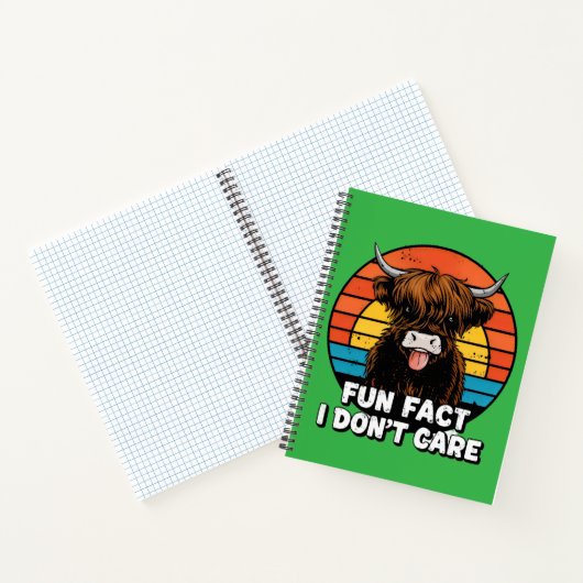 牛。 ノートブック (内部)