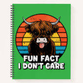 牛。 ノートブック (正面)