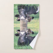 牛 バスタオルセット (ハンドタオル)