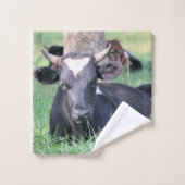 牛 バスタオルセット (ウォッシュタオル)