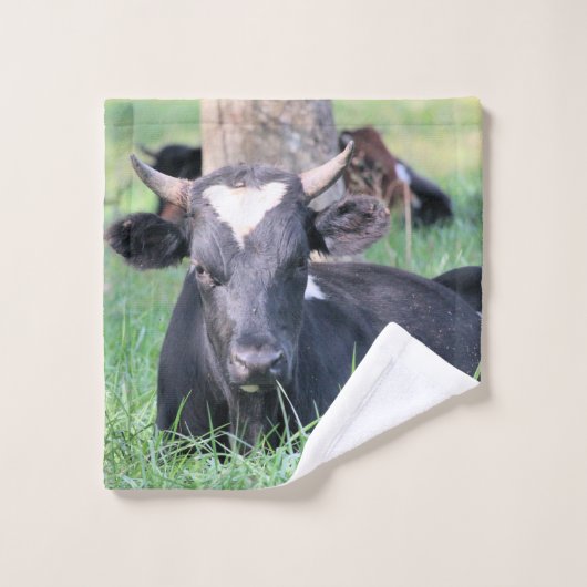 牛 バスタオルセット (ウォッシュタオル)