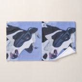 牛 バスタオルセット (ハンドタオル)