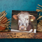 牛 フォトプラーク (側面)