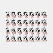 牛 フリースブランケット (正面(横))