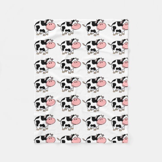 牛 フリースブランケット (正面)