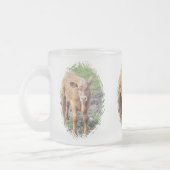 牛 フロストグラスマグカップ (左)