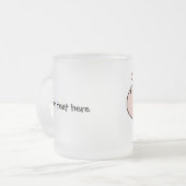 牛 フロストグラスマグカップ (正面左)