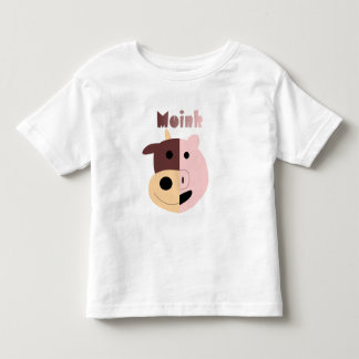 牛 + ブタ= Moinkの幼児のTシャツ トドラーTシャツ