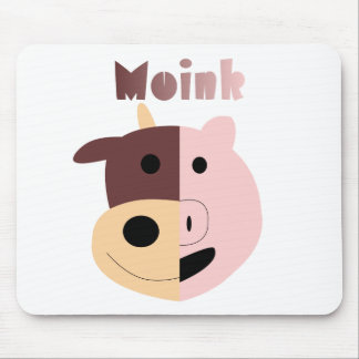 牛 + ブタ= Moinkのmousepad マウスパッド