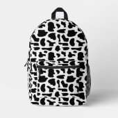 牛 プリントバックパック (正面)