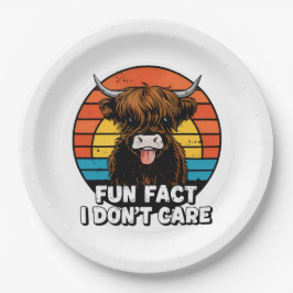 牛。 ペーパープレート