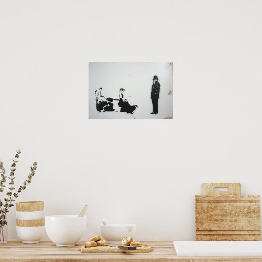 牛 ポスター (キッチン)