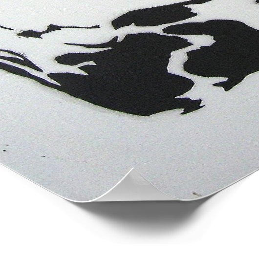 牛 ポスター (角)