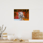 牛 ポスター (キッチン)