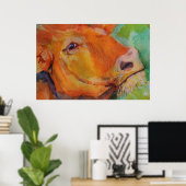 牛 ポスター (ホームオフィス)