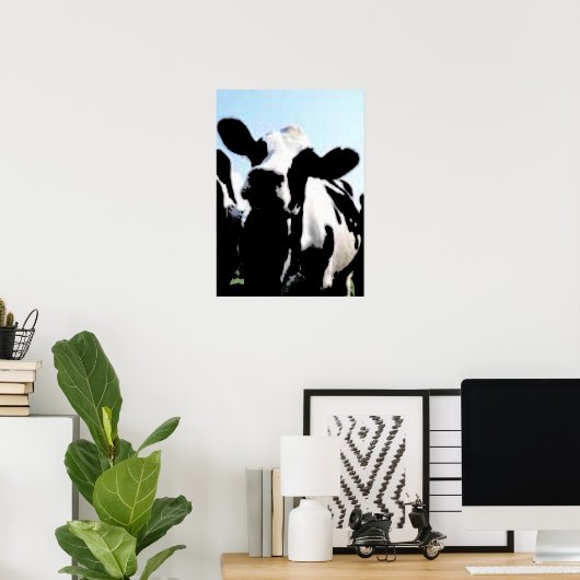 牛 ポスター (ホームオフィス)