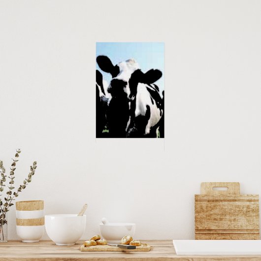 牛 ポスター (キッチン)