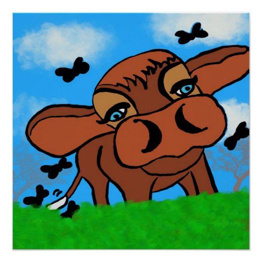 牛 ポスター (正面)