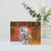 牛 ポストカード (スタンド正面)