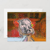 牛 ポストカード (正面/裏面)