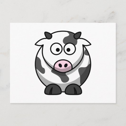 牛 ポストカード (正面)