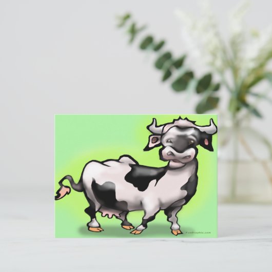 牛 ポストカード (スタンド正面)