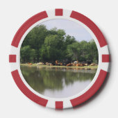 牛 ポーカーチップ (正面)