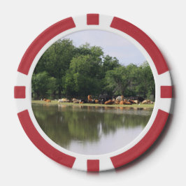 牛 ポーカーチップ