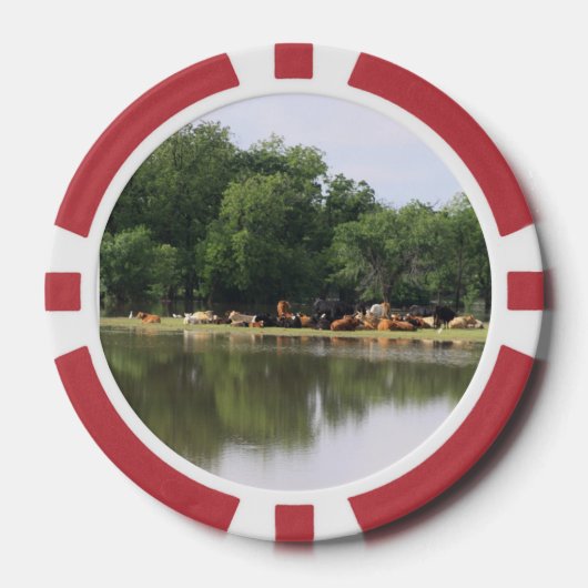 牛 ポーカーチップ (正面)