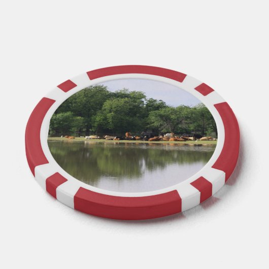 牛 ポーカーチップ (シングル)