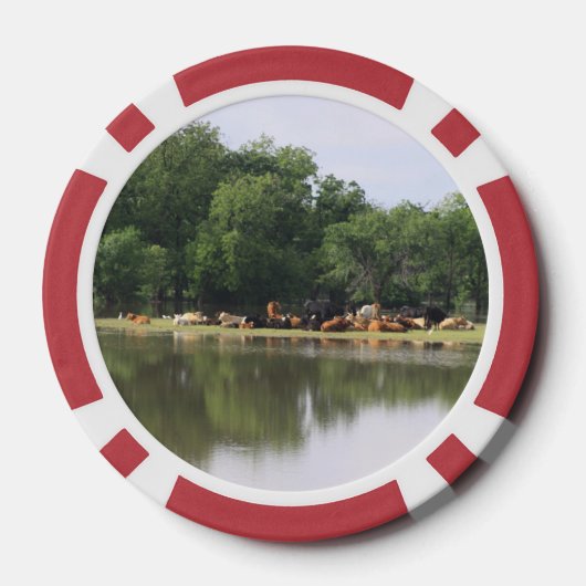 牛 ポーカーチップ (裏面)