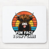 牛。 マウスパッド (正面)