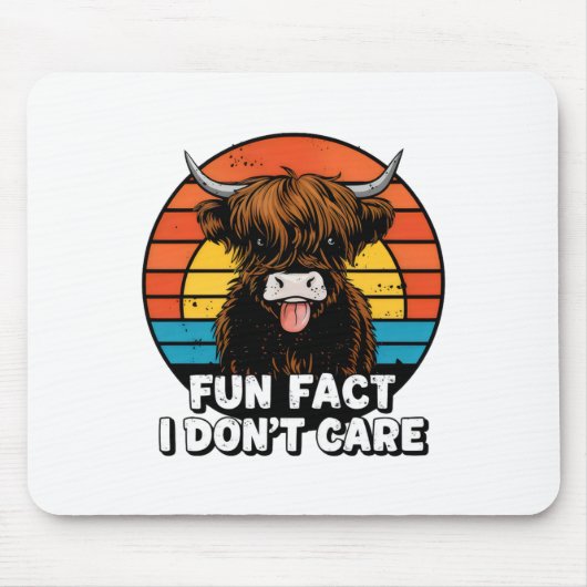 牛。 マウスパッド (正面)