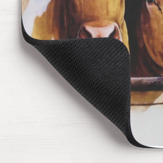 牛 マウスパッド (コーナー)