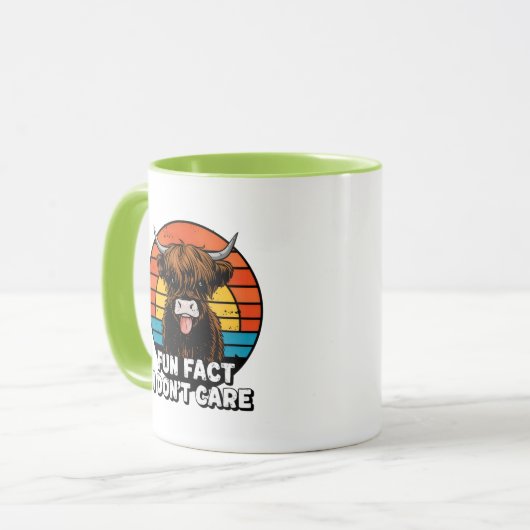 牛。 マグカップ (正面左)