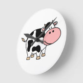 牛 ラウンド壁時計 (傾斜)