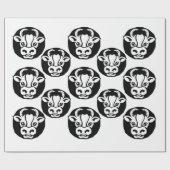 牛 ラッピングペーパー (フラット)