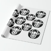 牛 ラッピングペーパー (アンロールド)