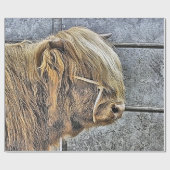 牛 ラッピングペーパー (フラット)