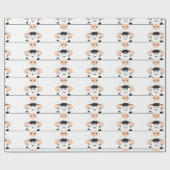 牛 ラッピングペーパー (フラット)