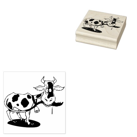 牛 ラバースタンプ (押印)