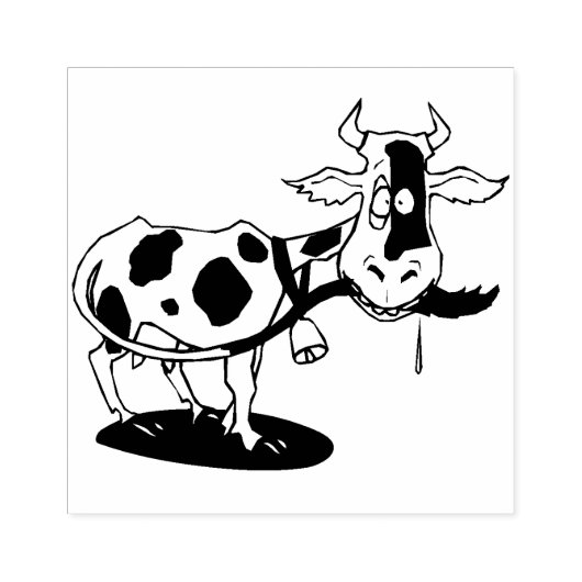 牛 ラバースタンプ (インプリント)