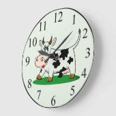 牛 ラージ壁時計 (傾斜)