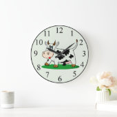 牛 ラージ壁時計 (ホーム)