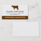 牛-個人事業カード 名刺 (正面/裏面)
