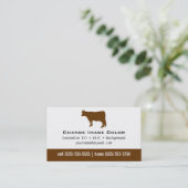 牛-個人事業カード 名刺 (スタンド正面)