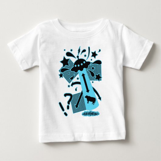 牛_切除 ベビーTシャツ (正面)