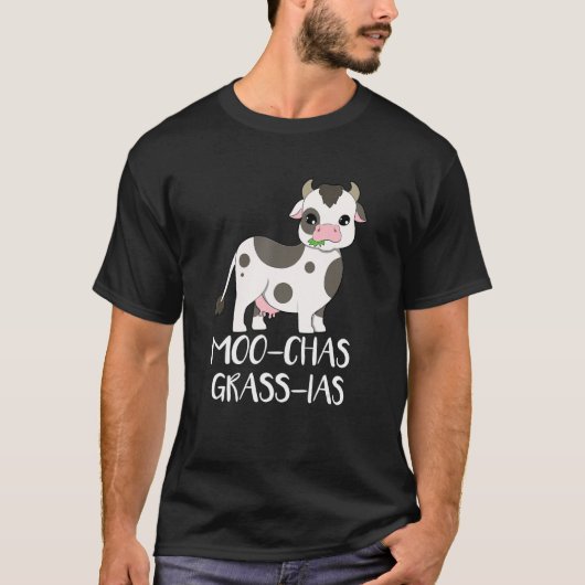 牛 動物 かわいい 言葉遊び メキシコ スペイン語 Tシャツ (正面)
