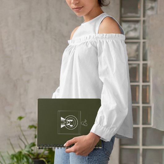 牛〔占星術の〕十二宮図手帳 – Ushi Geometric Animal Journal ノートブック