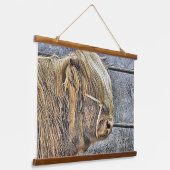 牛 吊り下げ型タペストリー (傾斜あり)